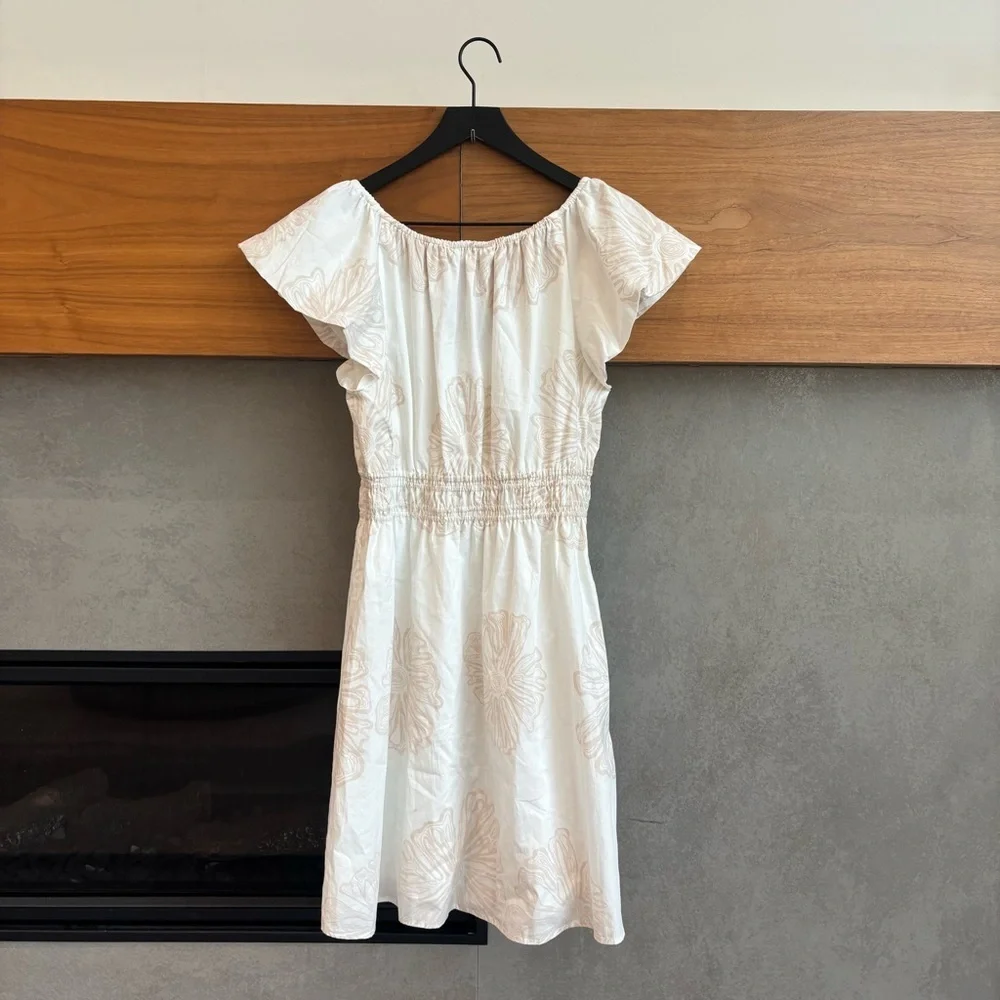 Marie Oliver Emilia Ruched Floral‎ Minidress, Size S